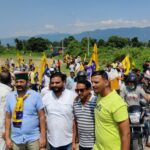 भाजपा सरकार की जनविरोधी नीतियों को लेकर सैकड़ों कार्यकर्ताओं ने निकाली रैली…