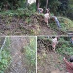 भरोग बनेडी़ कच्चे रास्ते से गिरा खच्चर… ग्रामीणों द्वारा रेस्क्यू