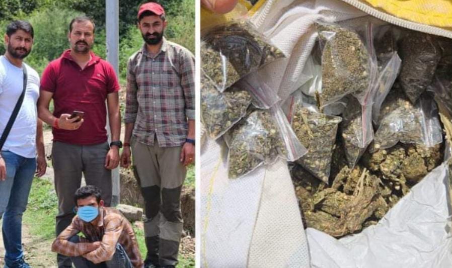 इस तरह कर रहा था गांजे की तस्करी…यू चढ़ा पुलिस के हत्थे…