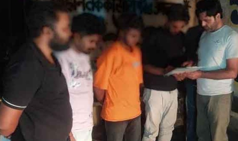 पुलिस ने पंजाब के चार युवकों को 25.34 ग्राम हेरोइन के साथ धर दबोचा… पूछताछ जारी