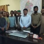 एसडीएम, रेणुका बांध विस्थापित संघर्ष समिति व बांध के महाप्रबंधक के बीच समझौता बैठक