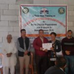 तीन दिवसीय आपदा प्रबंधन प्रशिक्षण कार्यक्रम का अजय कुमार सूद ने किया समापन*