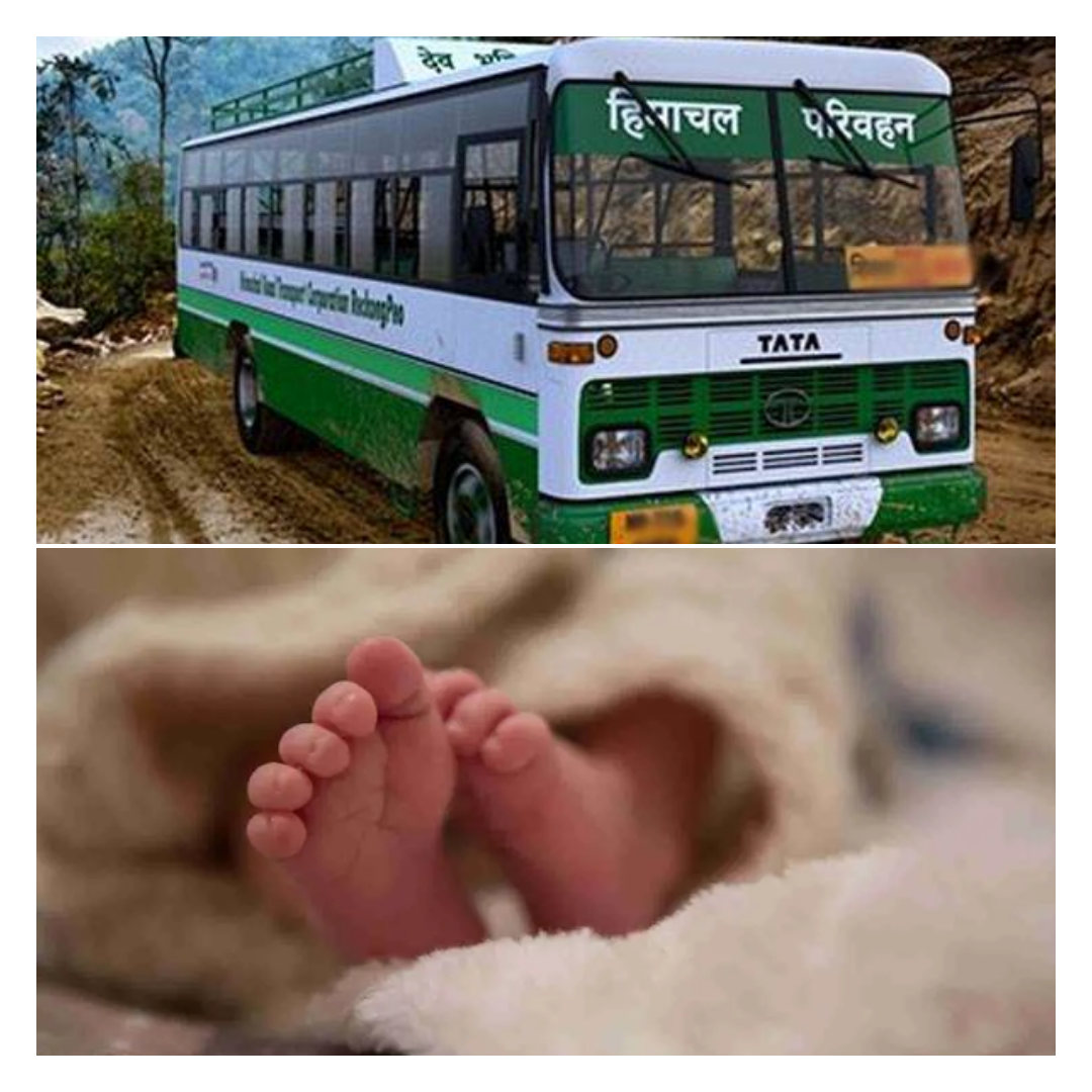 Hrtc बस में महिला ने दिया बच्चे को जन्म…. Hrtc बस में महिला ने दिया बच्चे को जन्म….