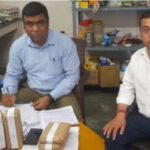 खाद्य वस्तुओं के नमूने लेते खाद्य सुरक्षा विभाग की टीम…