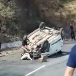 सिरमौर में बड़ा हादसा…गहरी खाई में गिरी कार…चार गंभीर घायल…