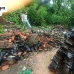 बाउंड्री वॉल तोड़कर हिमस्टोन कंपनी में घुसा पानी…