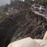 ददाहू में भूस्खलन, 4 सप्ताह बाद भी नही लगा डंगा, कछुआ गति से चल रहा काम…