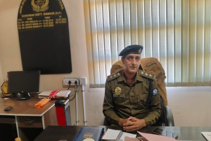 सुनील राणा ने संभाला डीएसपी संगड़ाह का कार्यभार..