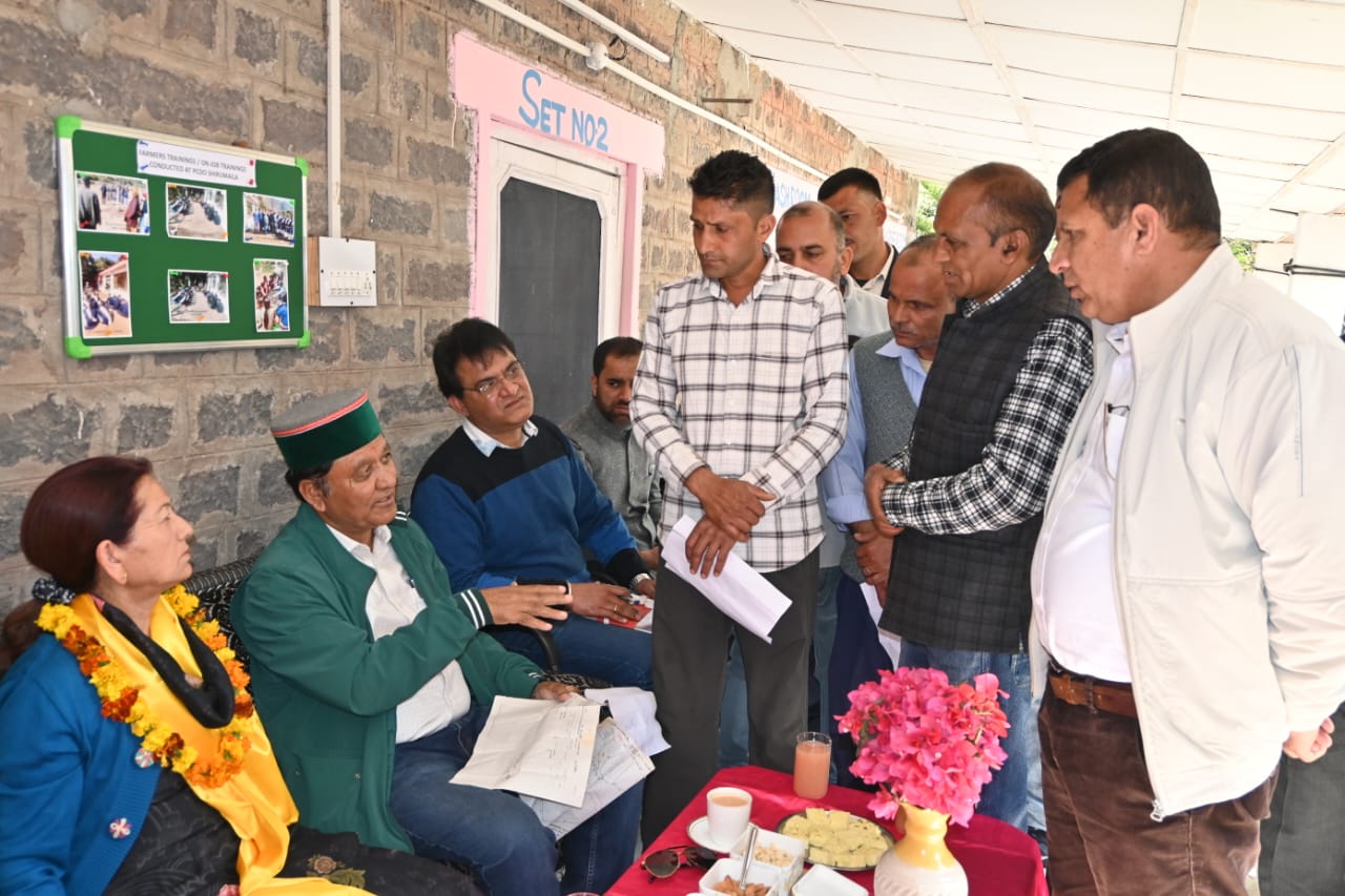 जगत सिंह नेगी ने सिरमौर के शिरूमाईला में पीसीडीओ व शिवा क्लस्टर इकाई डूंगीसेर का किया निरीक्षण….
