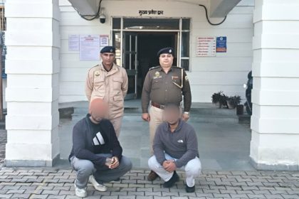 पांवटा साहिब में द्वारा पार्क तोड़फोड़ मामले में दो आरोपी गिरफ्तार*