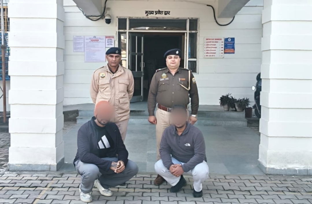 पांवटा साहिब में द्वारा पार्क तोड़फोड़ मामले में दो आरोपी गिरफ्तार*