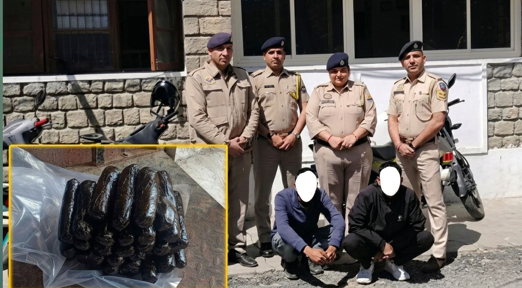 नेशे के खिलाफ कड़ी कार्रवाई…चरस के साथ दो युवक गिरफ्तार… नेशे के खिलाफ कड़ी कार्रवाई…चरस के साथ दो युवक गिरफ्तार…