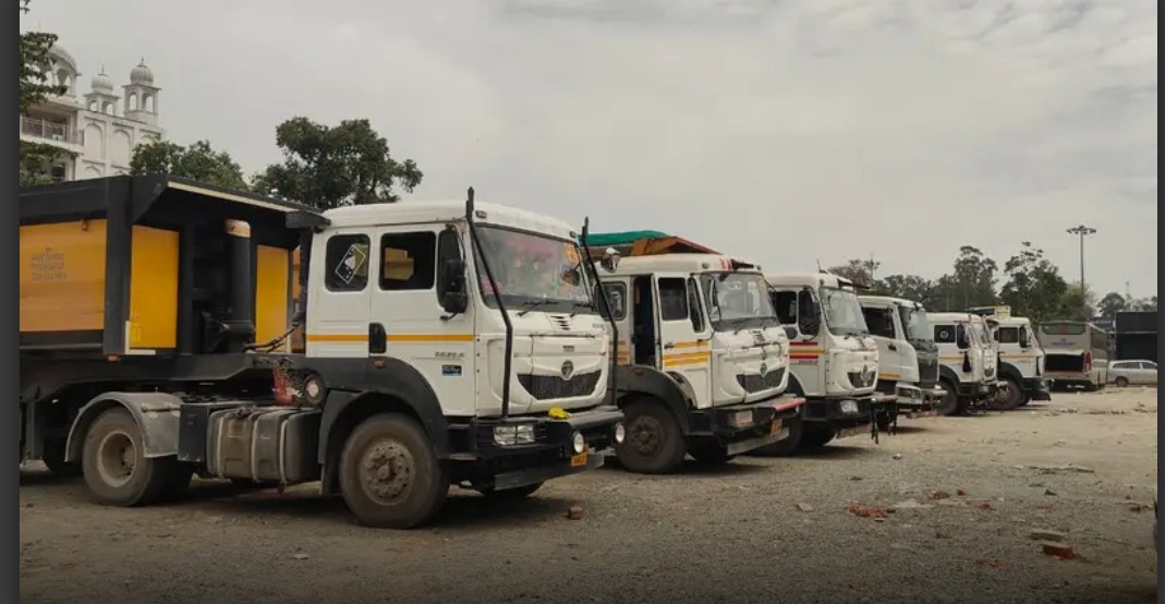 पांवटा में अवैध खनन और ओवरलोड डंपरों खिलाफ कड़ी कार्रवाई.. 4 डंपर जब्त