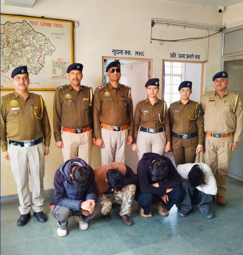 चिट्टा तस्करी पर बड़ी कार्रवाई…34.440 ग्राम हेरोइन (चिट्टा) के साथ 5 गिरफ्तार… चिट्टा तस्करी पर बड़ी कार्रवाई…34.440 ग्राम हेरोइन (चिट्टा) के साथ 5 गिरफ्तार…