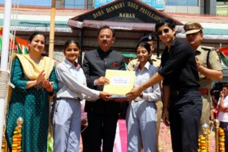 उद्योग मंत्री हर्षवर्धन चौहान ने की जिला स्तरीय हिमाचल दिवस की अध्यक्षता.. उद्योग मंत्री हर्षवर्धन चौहान ने की जिला स्तरीय हिमाचल दिवस की अध्यक्षता..